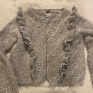 Monsoon Kids Fluffy Gray Sweater